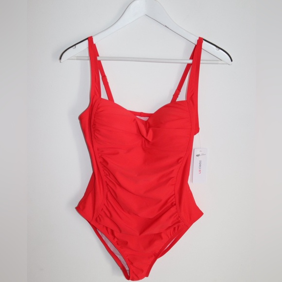 Liz Clairbourne | Slimming Swimsuit Size 6 NEW - Picture 2 of 6